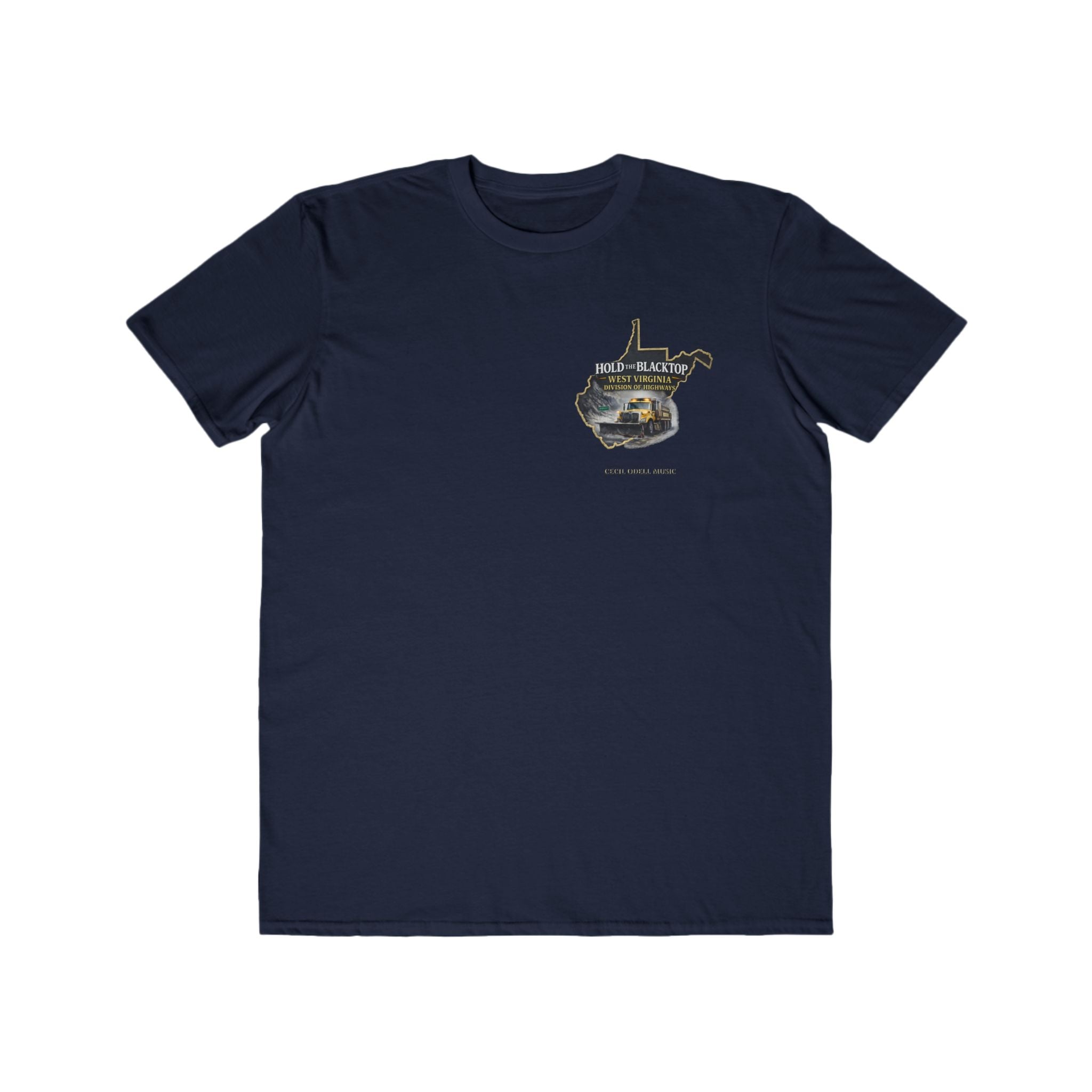 West Virginia Map T‑Shirt: "Hold the Blacktop" Vintage Truck Graphic Tee
