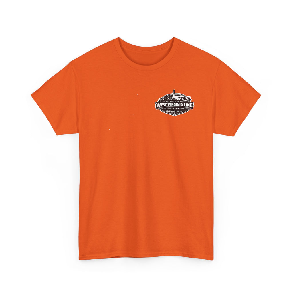 West Virginia Line Tee: 'The Voice of the West Virginia Line' Graphic T-Shirt