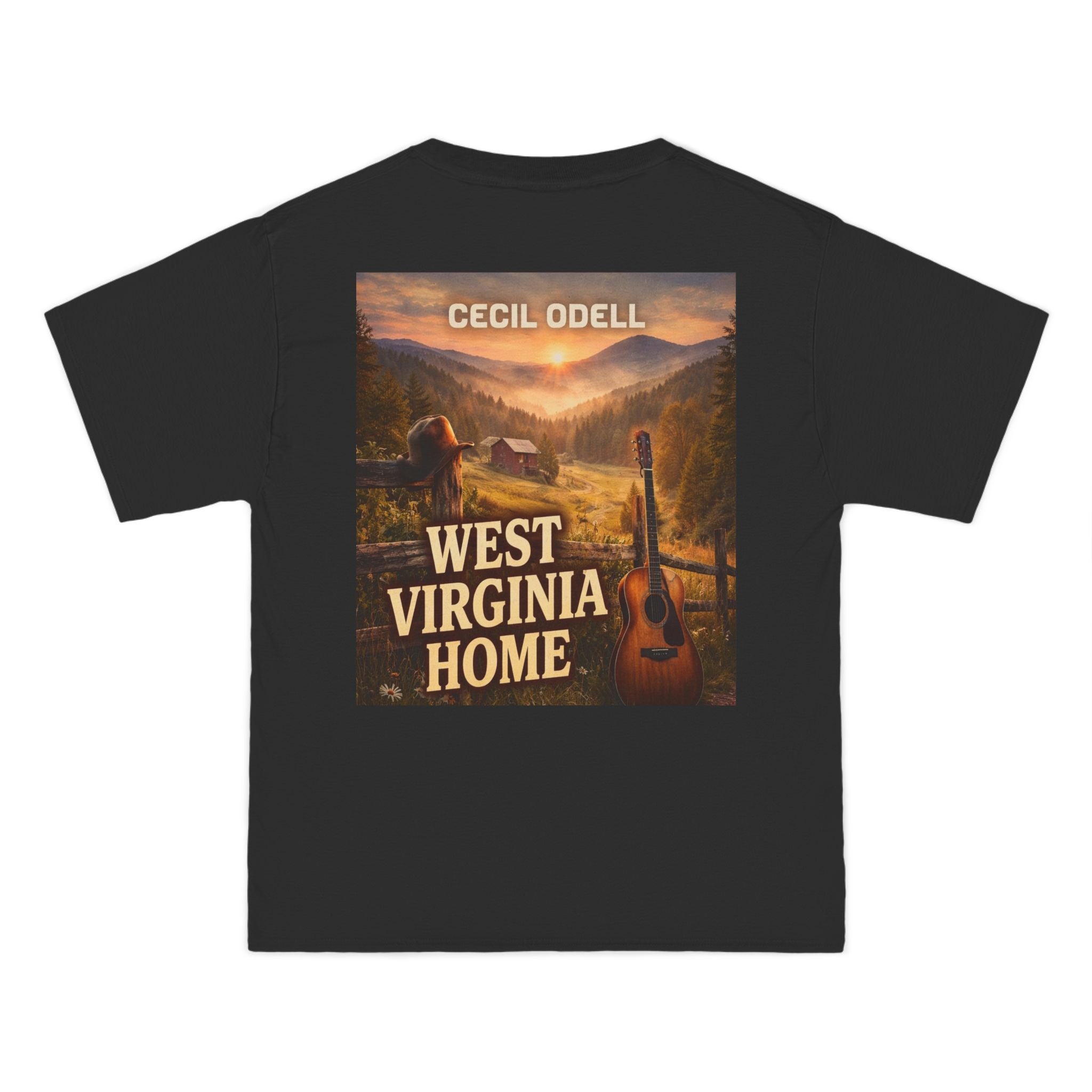 T-Shirt: 'West Virginia Home' Vintage Music Poster Graphic