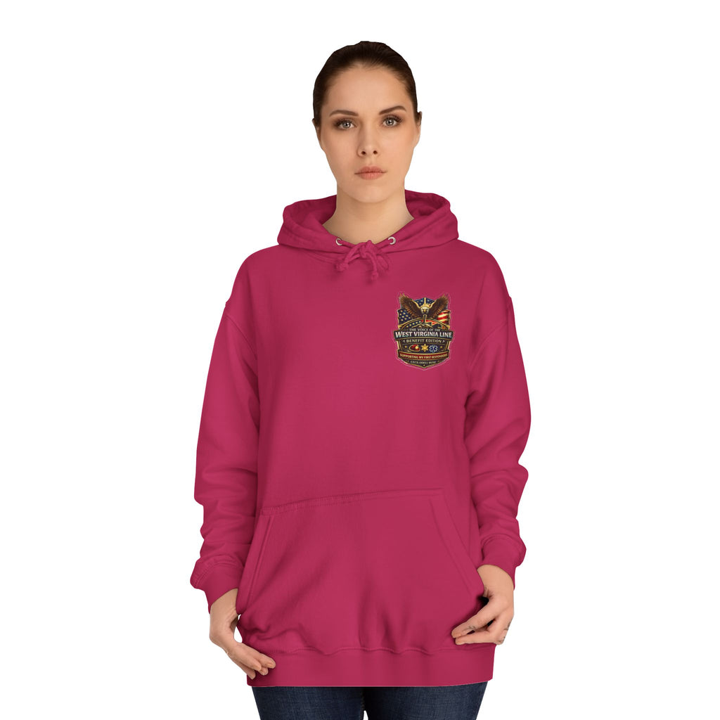 West Virginia Line Badge Hoodie: State & First Responder Tribute
