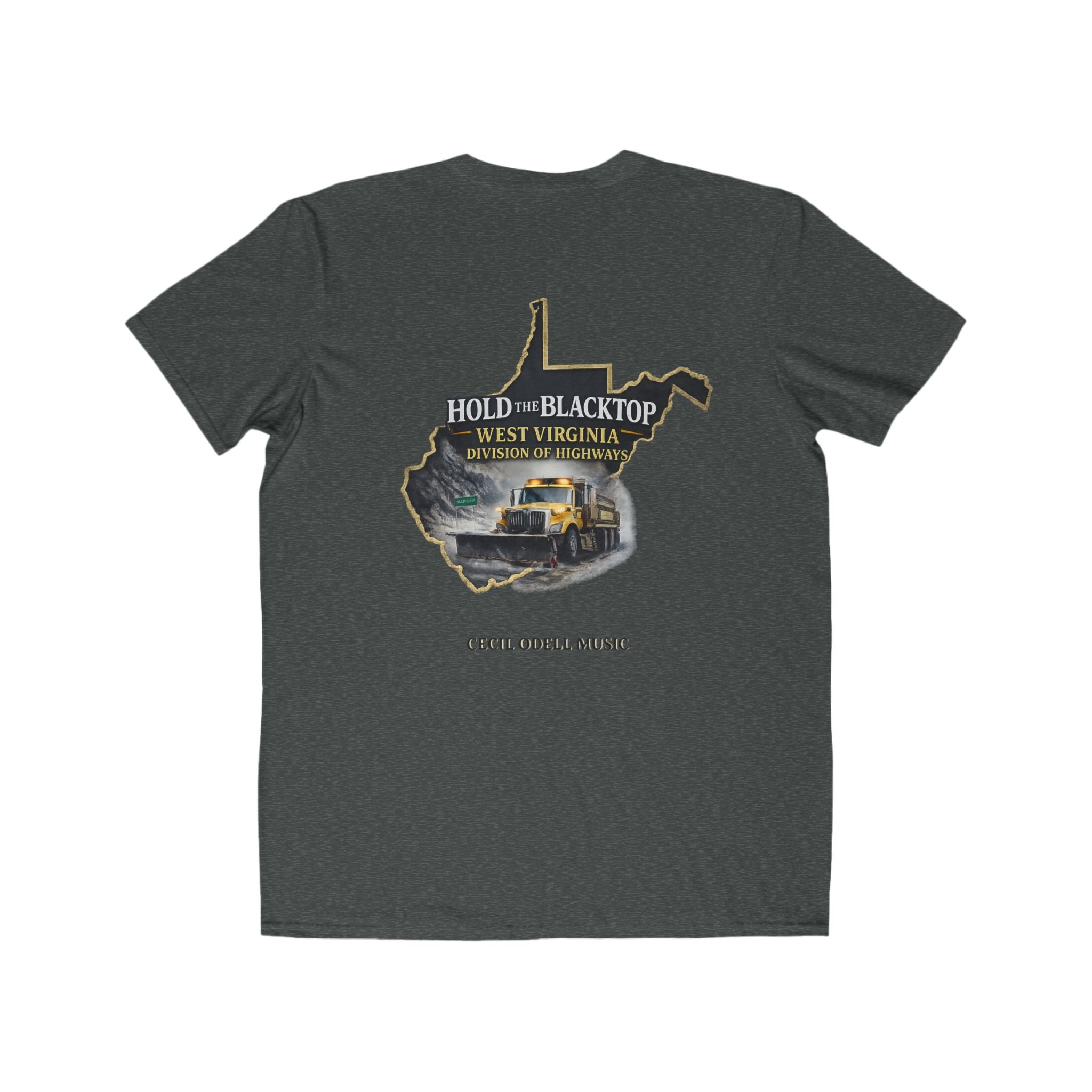 West Virginia Map T‑Shirt: "Hold the Blacktop" Vintage Truck Graphic Tee