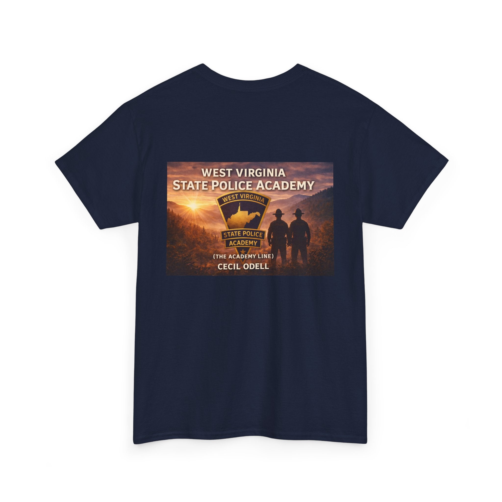 State Police Academy T-Shirt - West Virginia Honor Badge Design