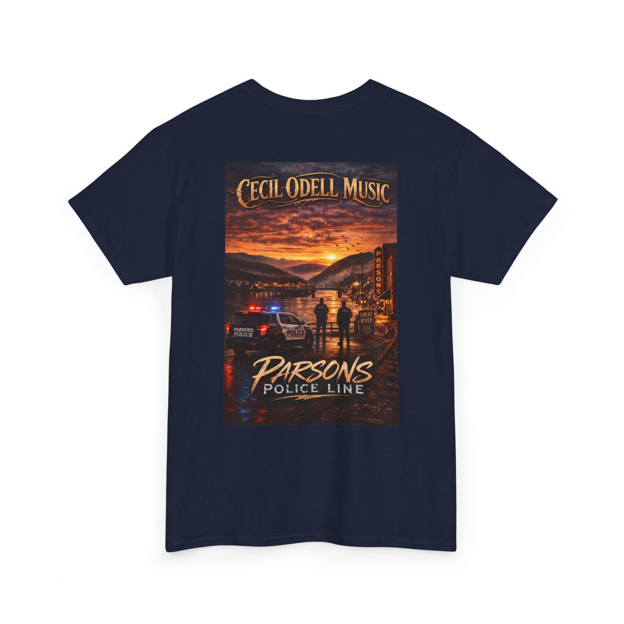 Parsons PD song art shirt