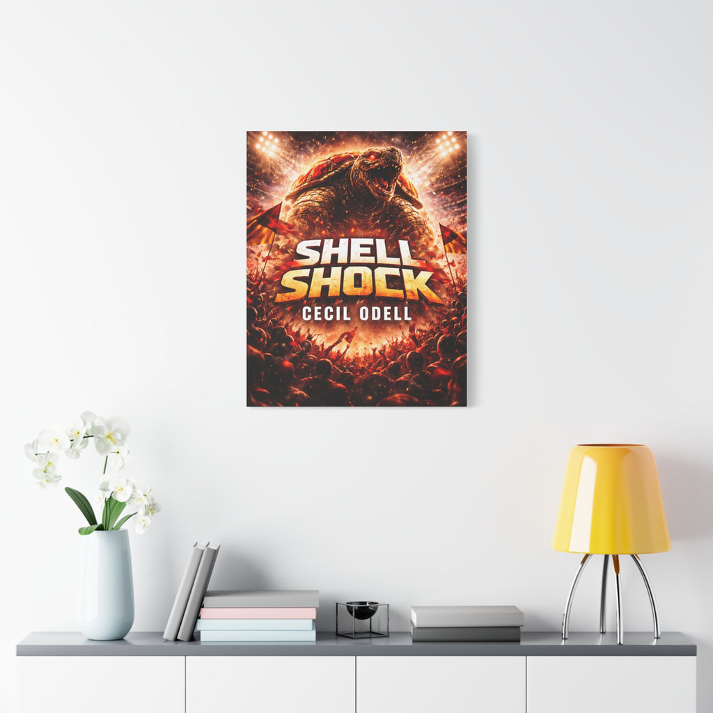 Shell Shock Canvas Print: Dramatic Monster Art Wrap (Cecil Odell)
