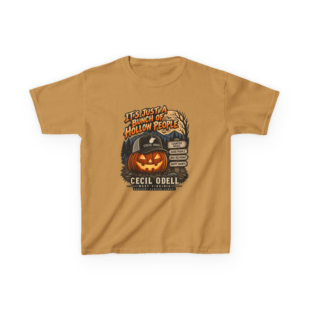 It's Just a Bunch of Hollow People Kids Halloween Tee | Cecil Odell