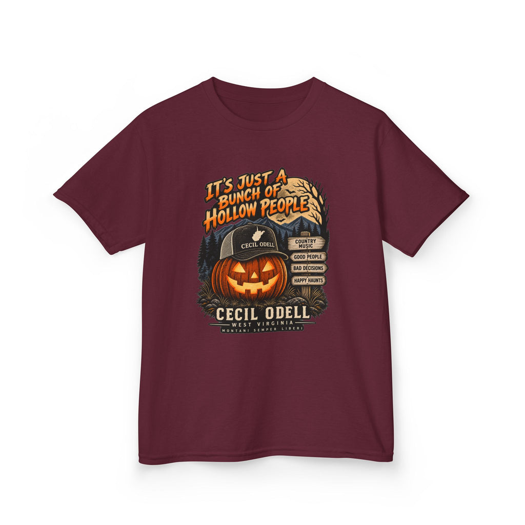 It's Just a Bunch of Hollow People Kids Halloween Tee | Cecil Odell