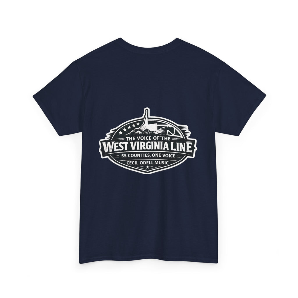 West Virginia Line Tee: 'The Voice of the West Virginia Line' Graphic T-Shirt