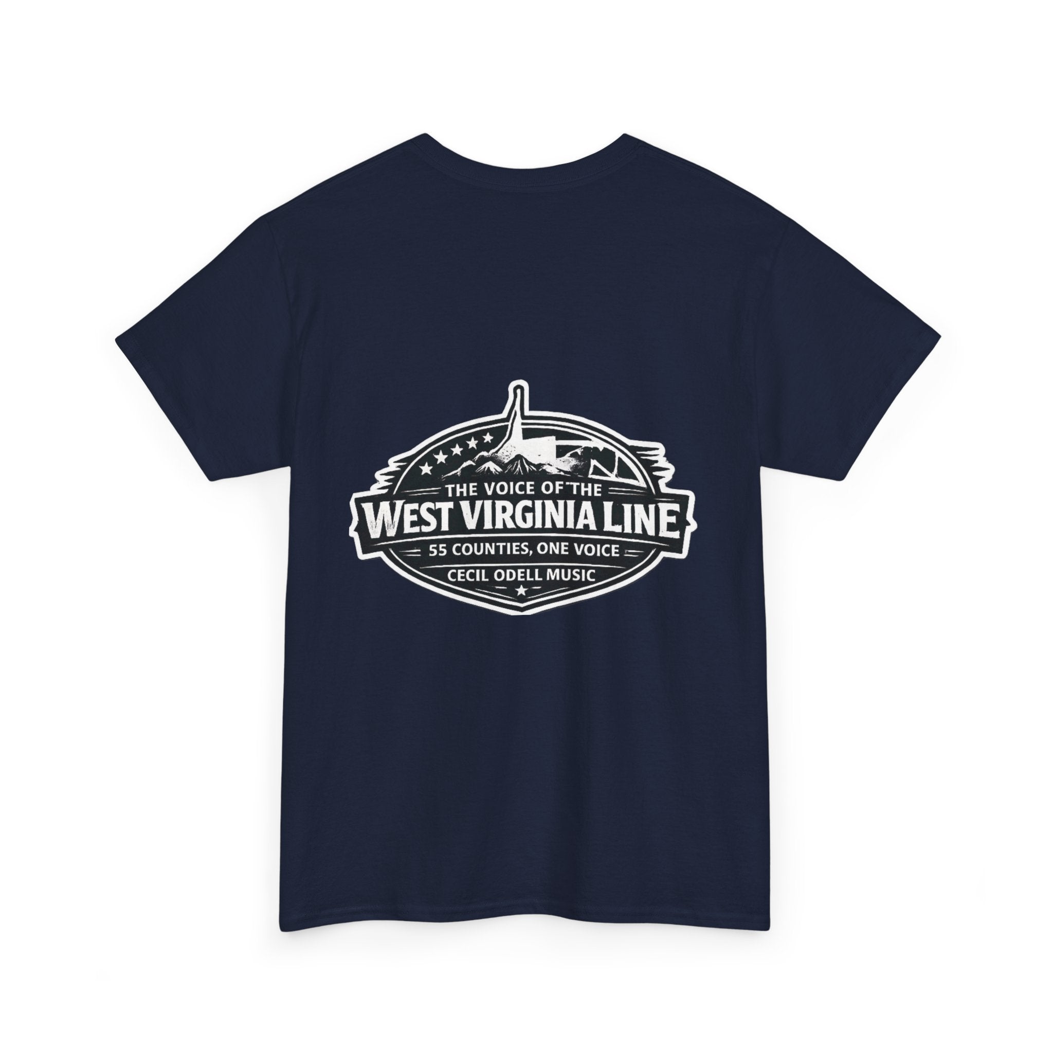 West Virginia Line Tee: 'The Voice of the West Virginia Line' Graphic T-Shirt