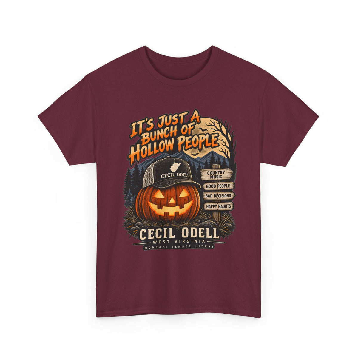 It's Just a Bunch of Hollow People Halloween Tee | Cecil Odell