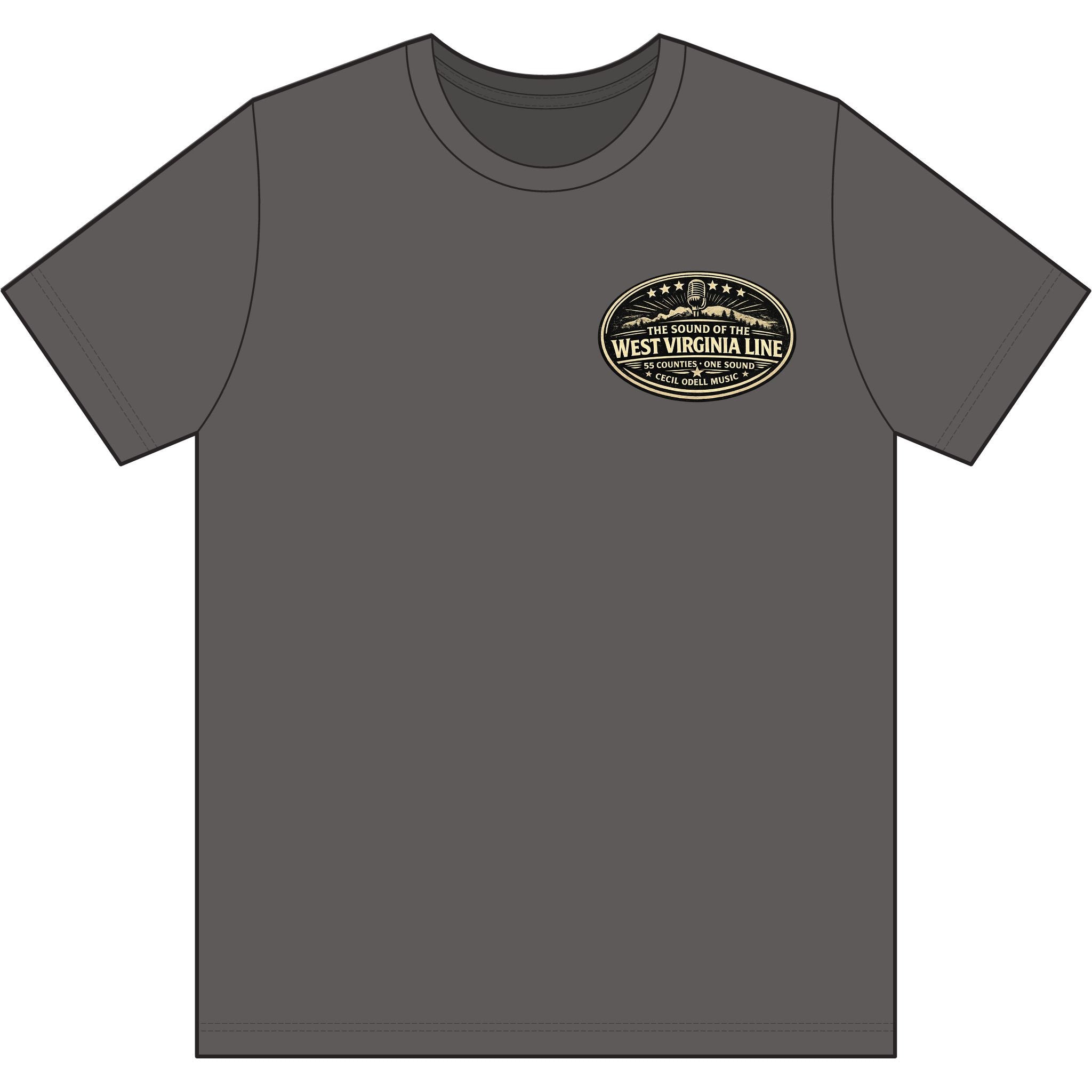 West Virginia Dispatch T-Shirt: Emergency Dispatch Graphic Tee (Cecil Odell Music)