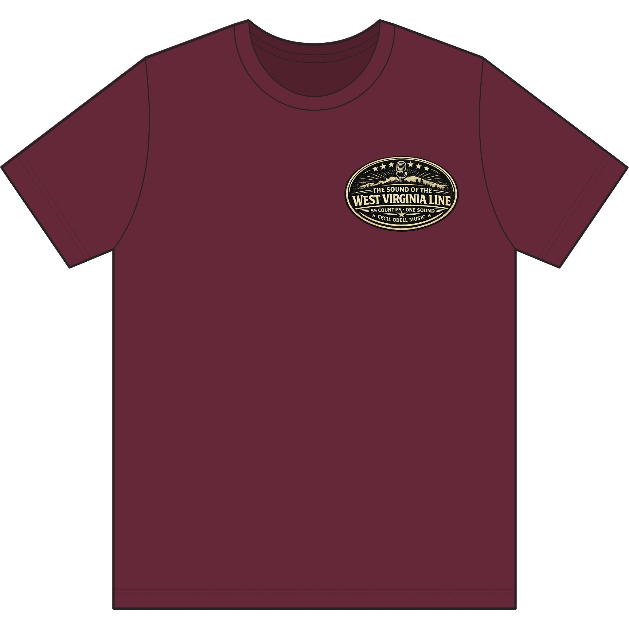 West Virginia Dispatch T-Shirt: Emergency Dispatch Graphic Tee (Cecil Odell Music)