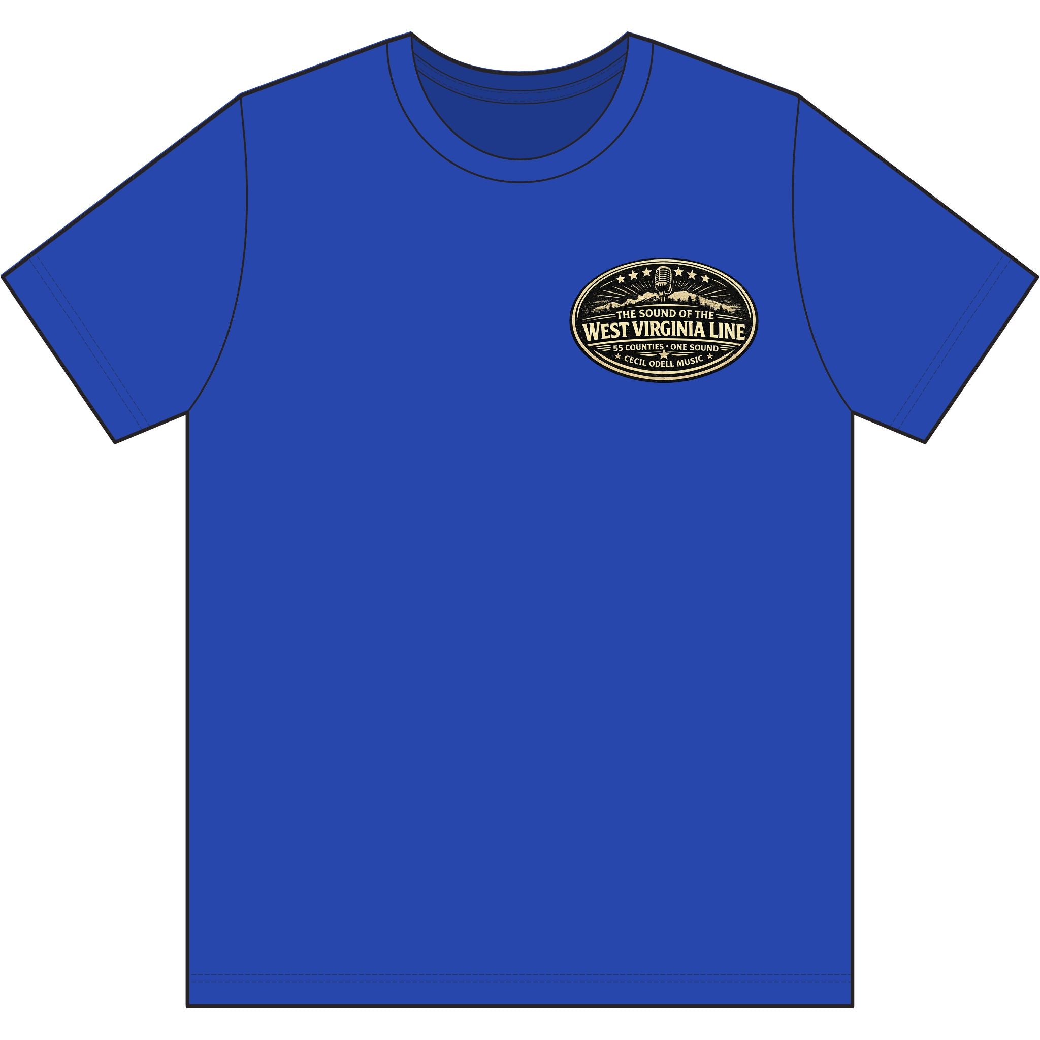 West Virginia Dispatch T-Shirt: Emergency Dispatch Graphic Tee (Cecil Odell Music)
