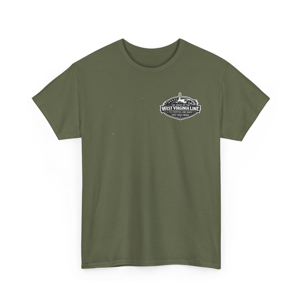 West Virginia Line Tee: 'The Voice of the West Virginia Line' Graphic T-Shirt