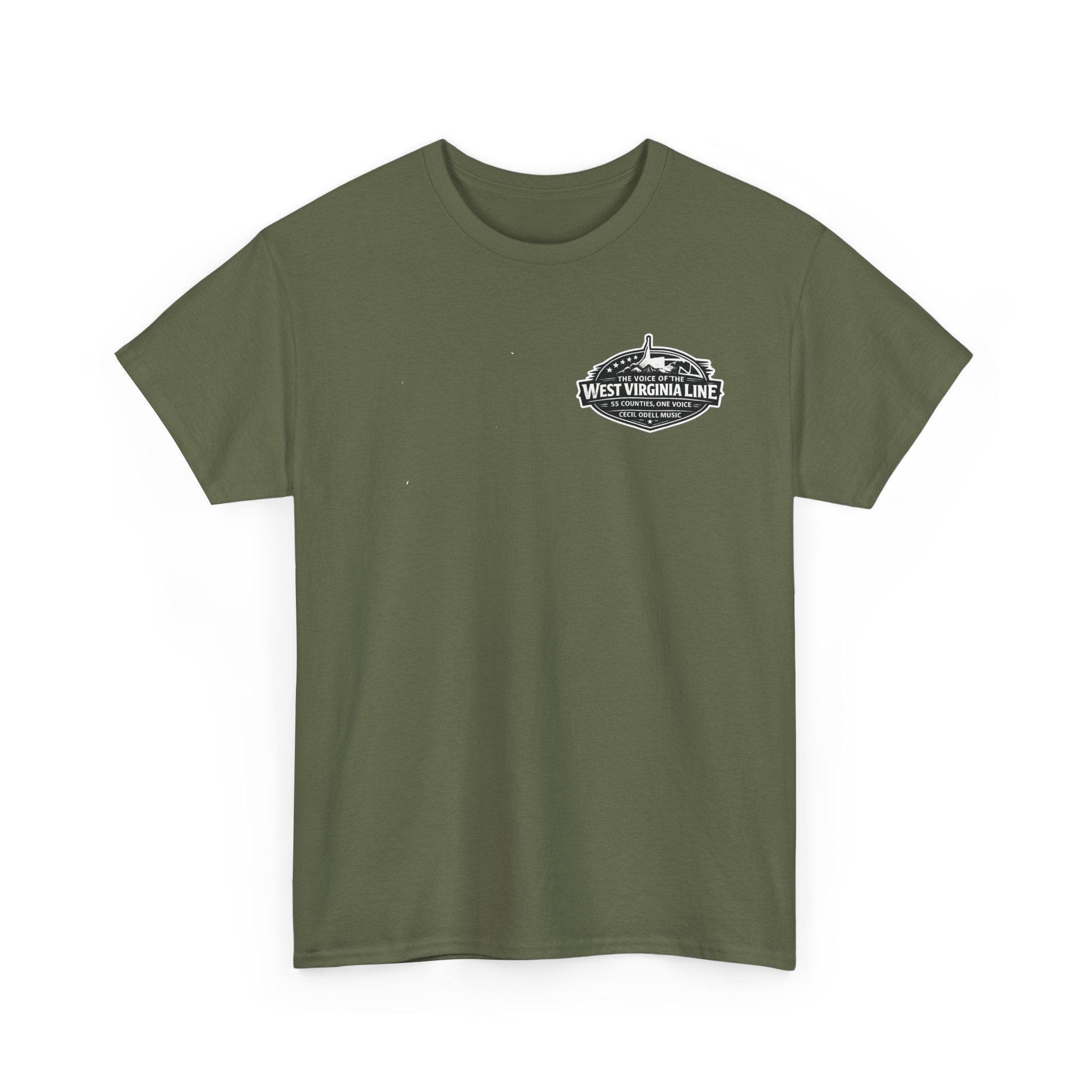 West Virginia Line Tee: 'The Voice of the West Virginia Line' Graphic T-Shirt