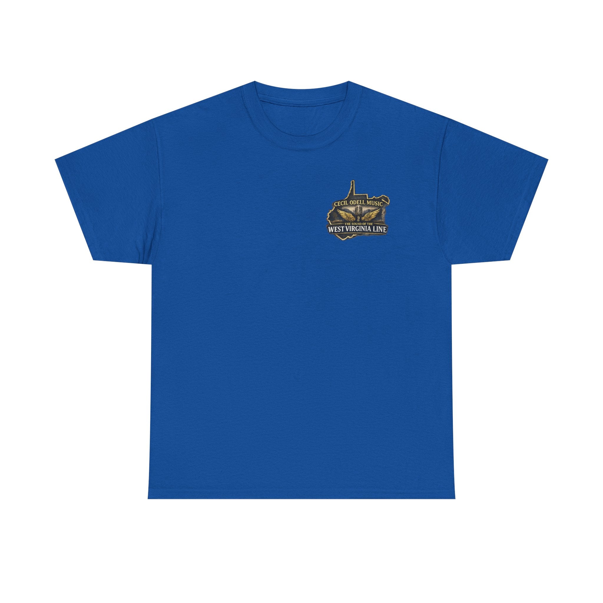 West Virginia First Responders Tribute Tee: State Emblem & American Flag Memorial Shirt