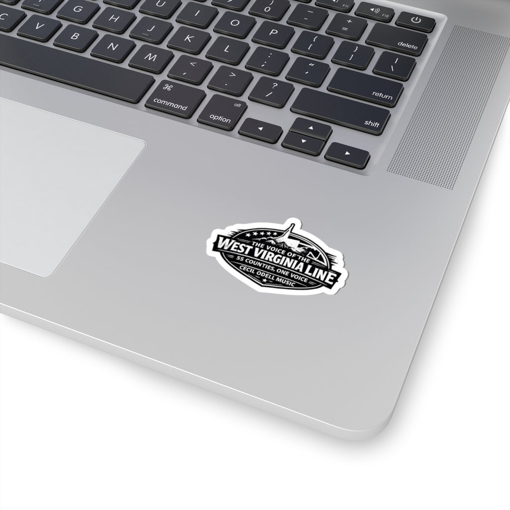 West Virginia Line Kiss-Cut Sticker: "The Voice of the West Virginia Line" State Pride Decal