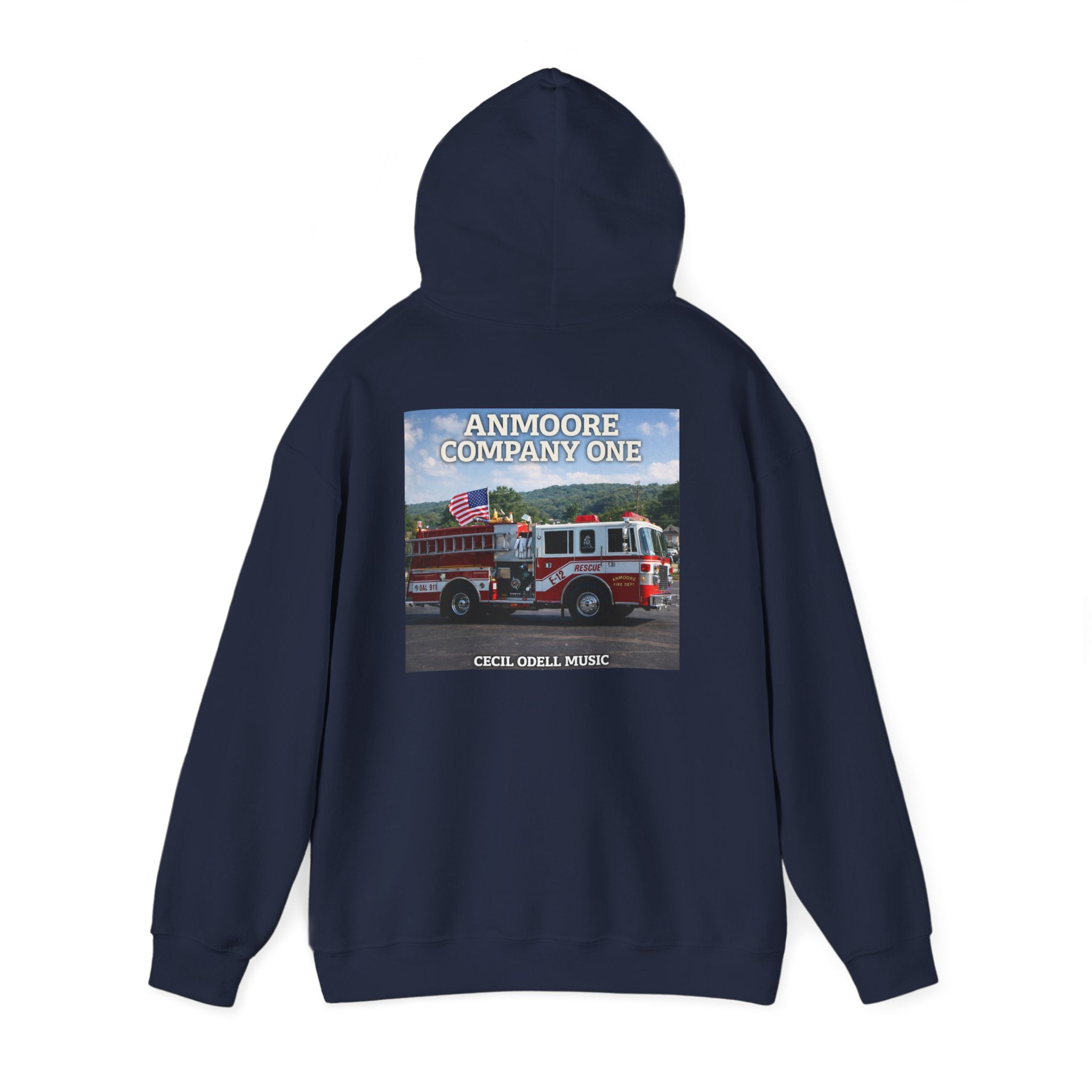 West Virginia Line Firetruck Hoodie: "The Sound of the West Virginia Line" Tribute Sweatshirt