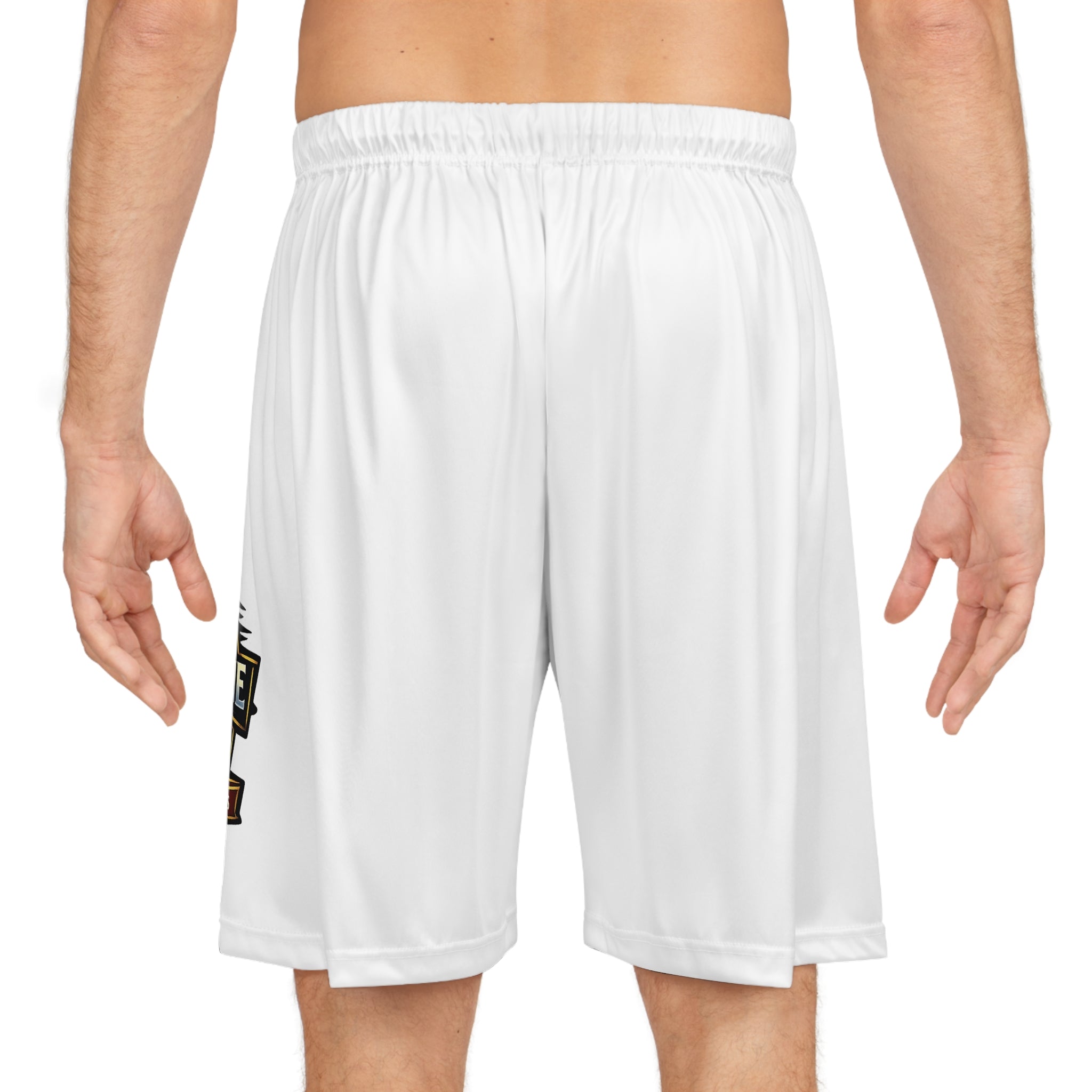 West Virginia Logo Basketball Shorts: Vintage State Pride AOP Athletic Shorts