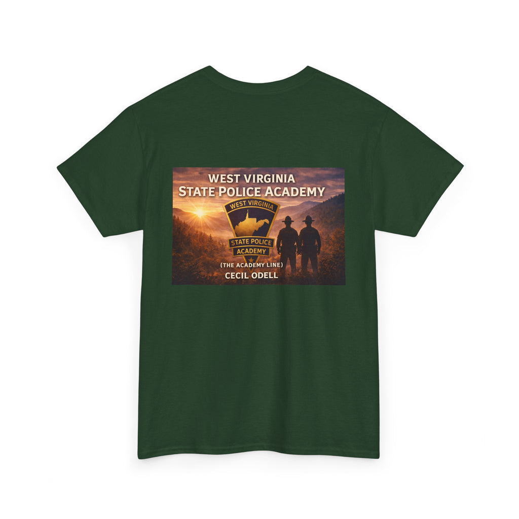 State Police Academy T-Shirt - West Virginia Honor Badge Design