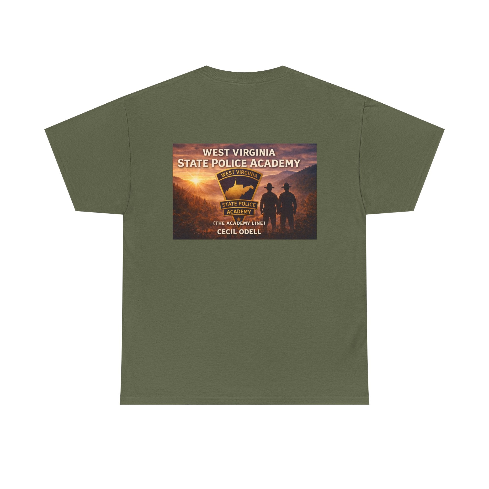 State Police Academy T-Shirt - West Virginia Honor Badge Design