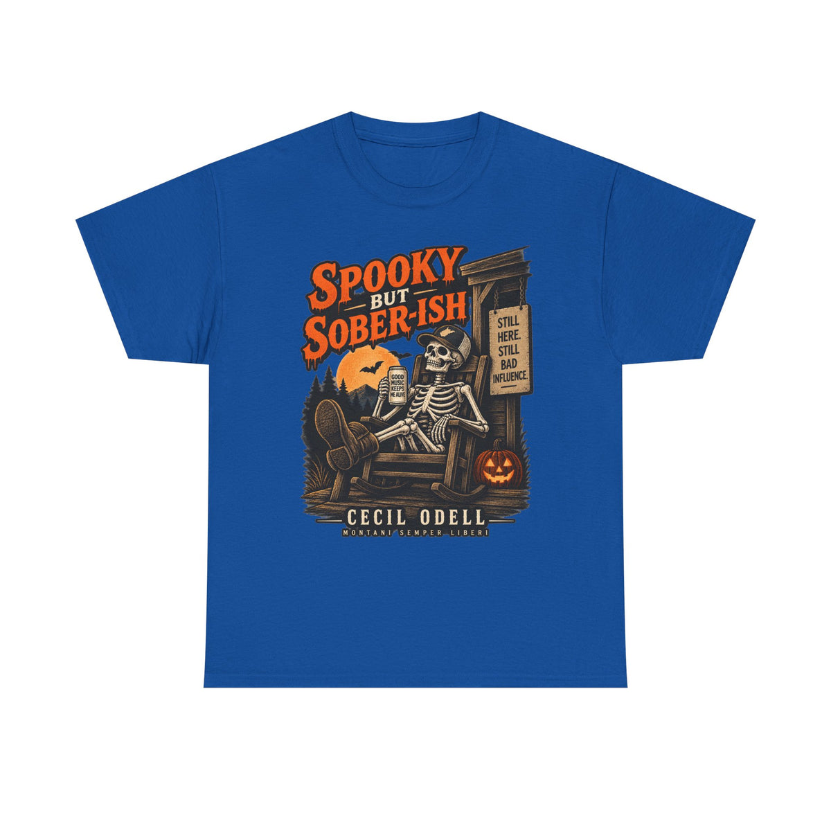 Spooky but Sober-ish Halloween Tee | Cecil Odell