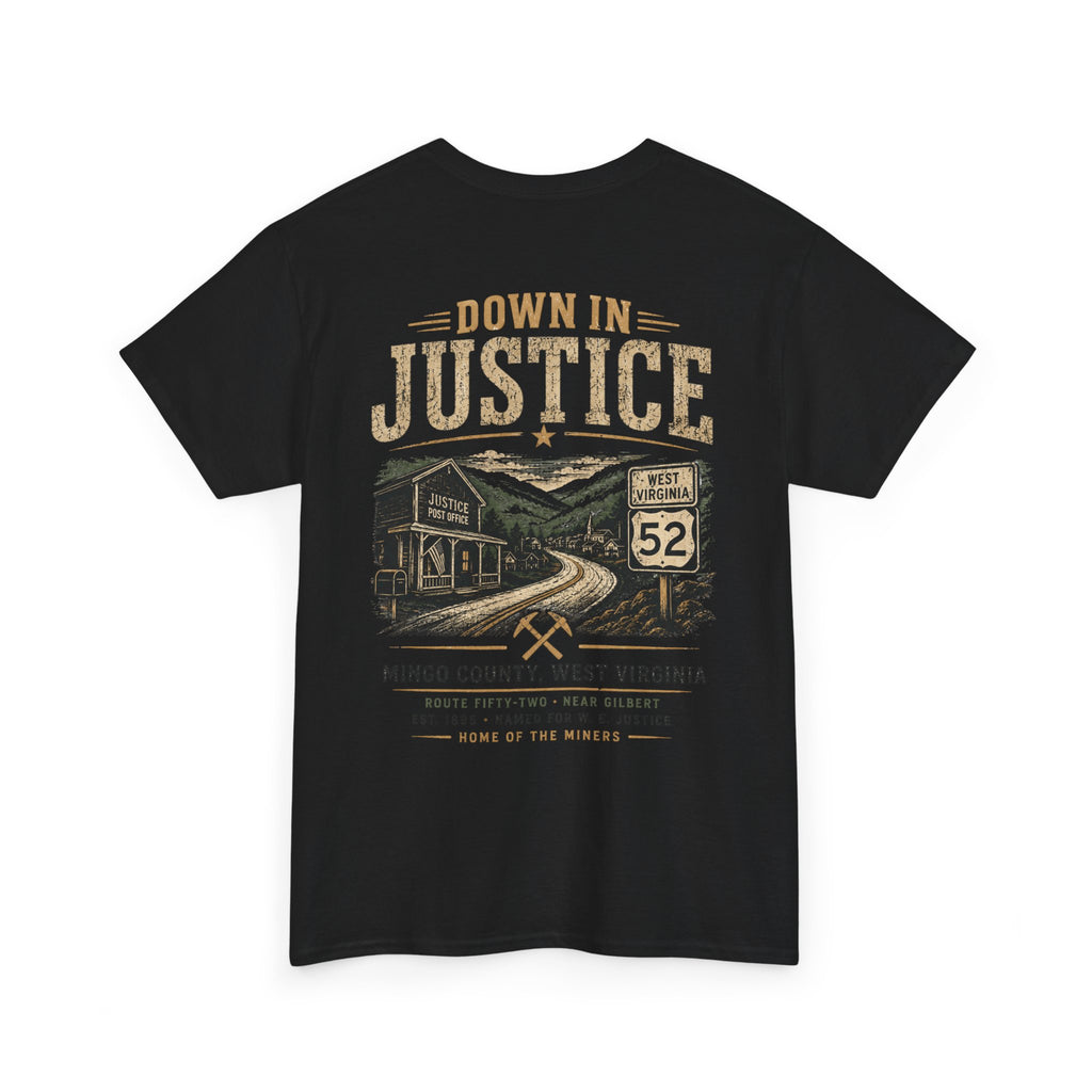 T-Shirt — "Down in Justice"