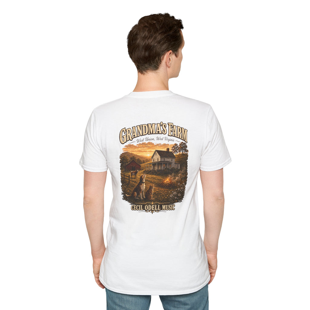 Grandma's Farm T-Shirt: West Union West Virginia Rustic Country Tee