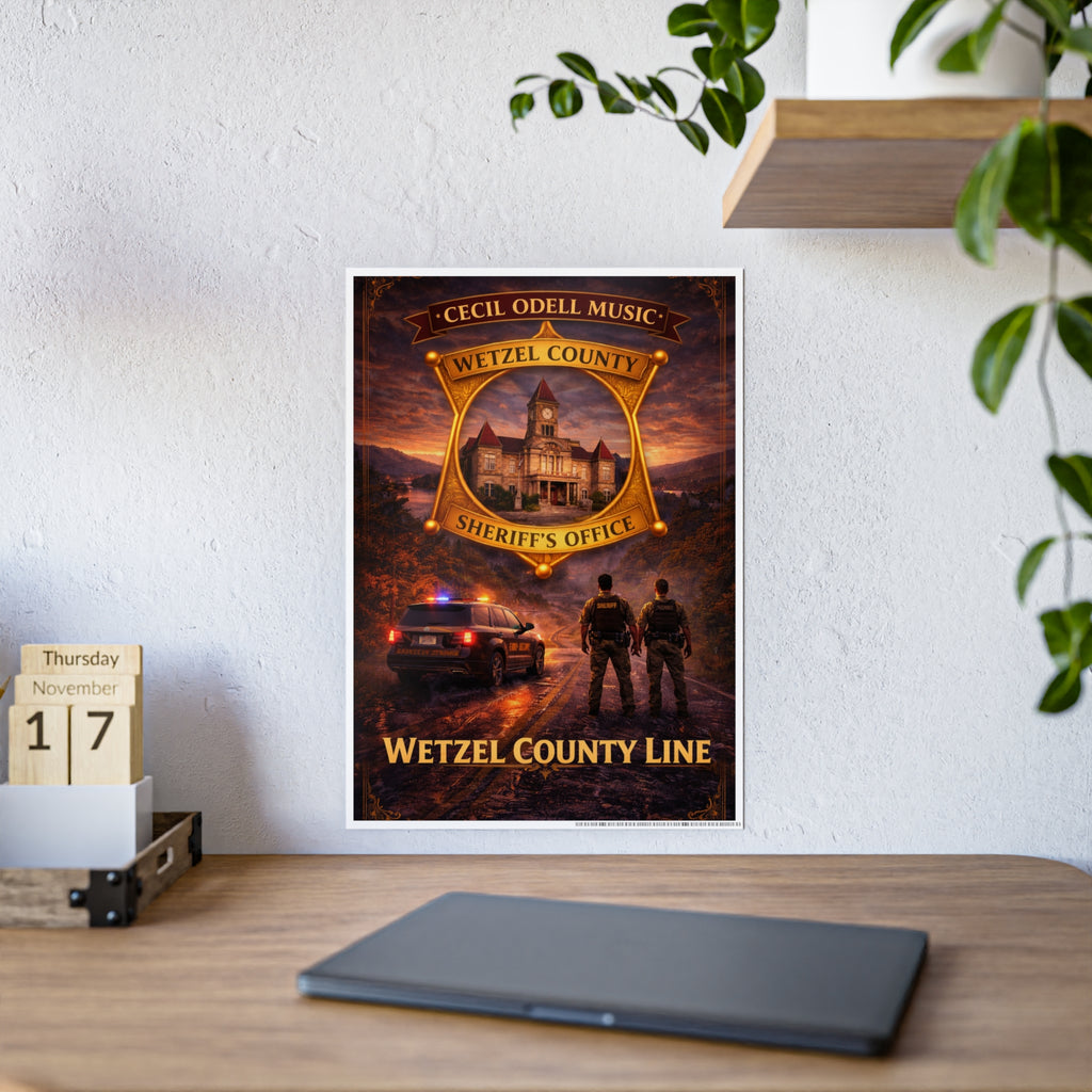 Wetzel County Line: Sheriff’s Office Gloss Poster