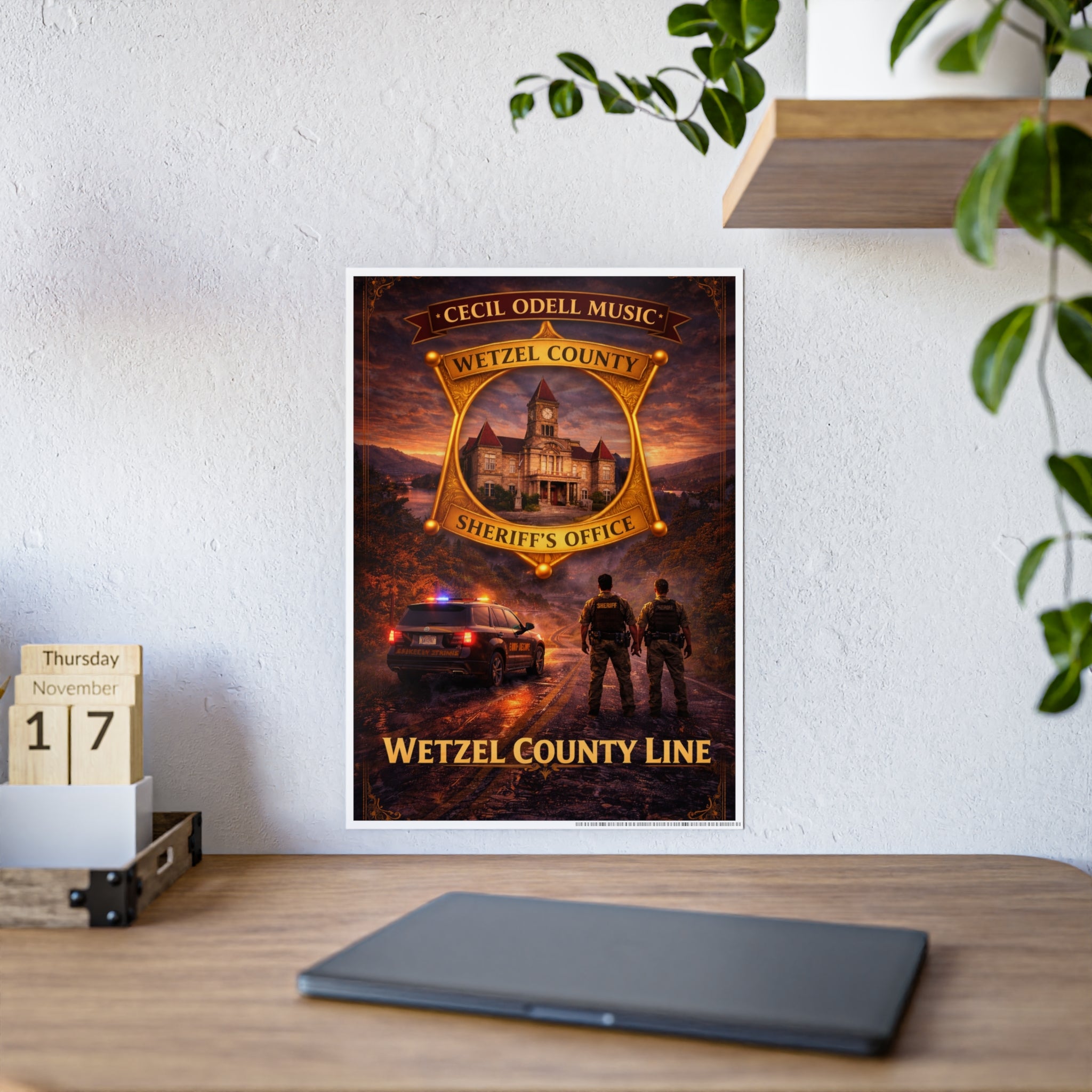 Wetzel County Line: Sheriff’s Office Gloss Poster