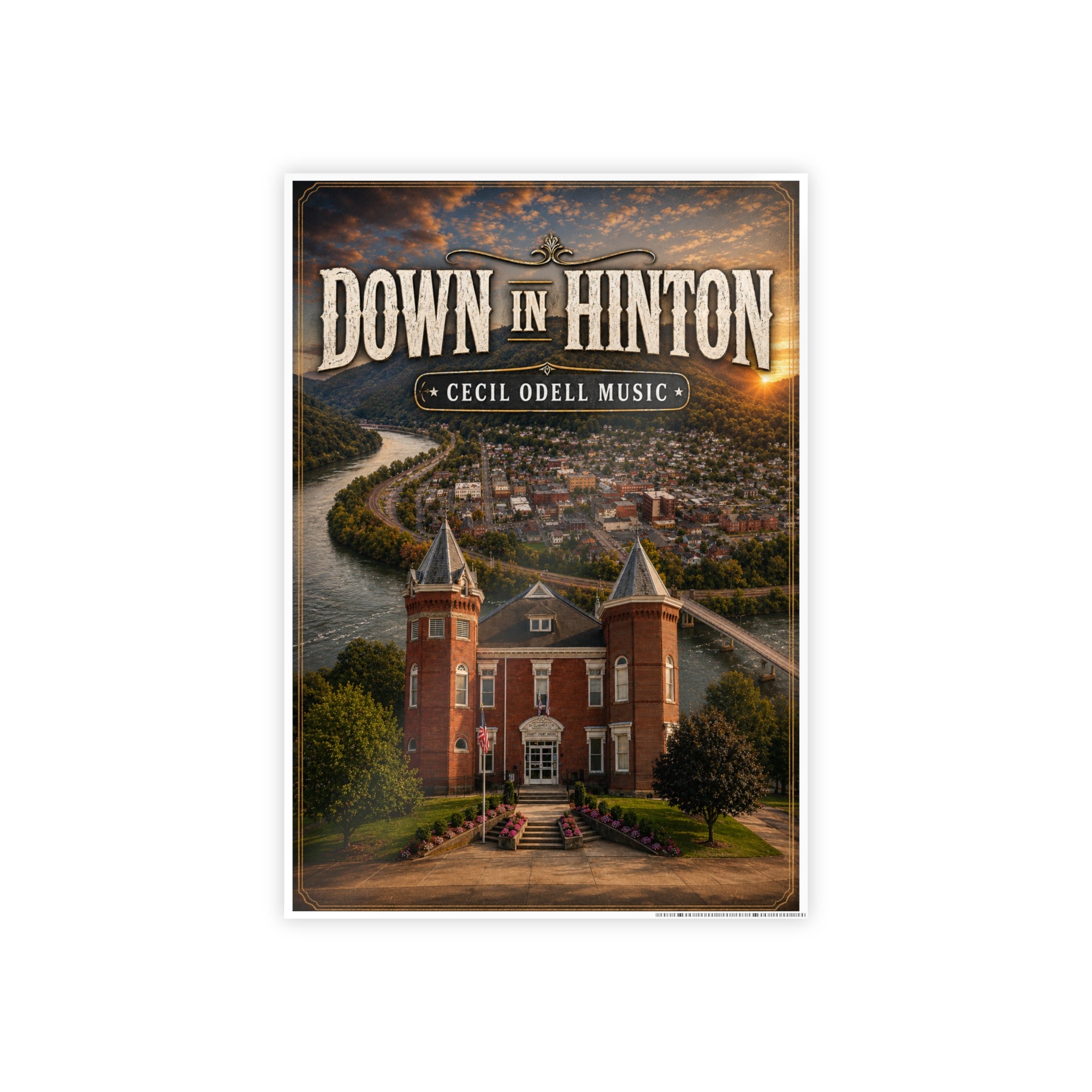 Down in Hinton Gloss Poster