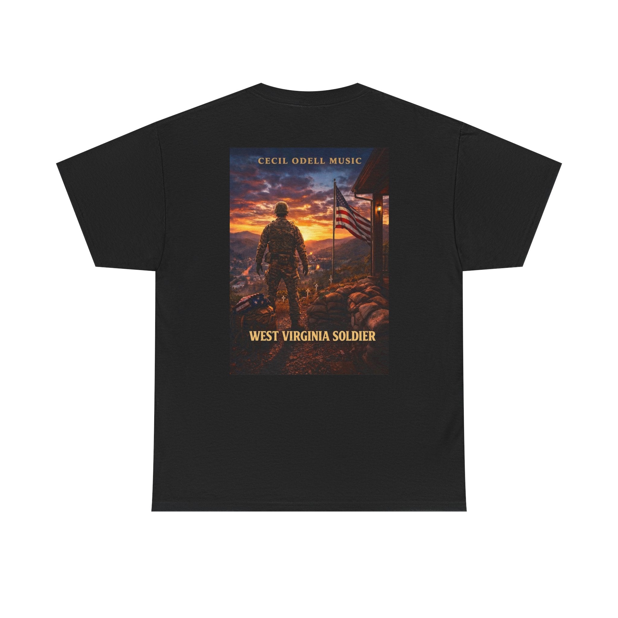 West Virginia Soldier T-Shirt: Patriotic Military Tee (Cecil Odell Music)