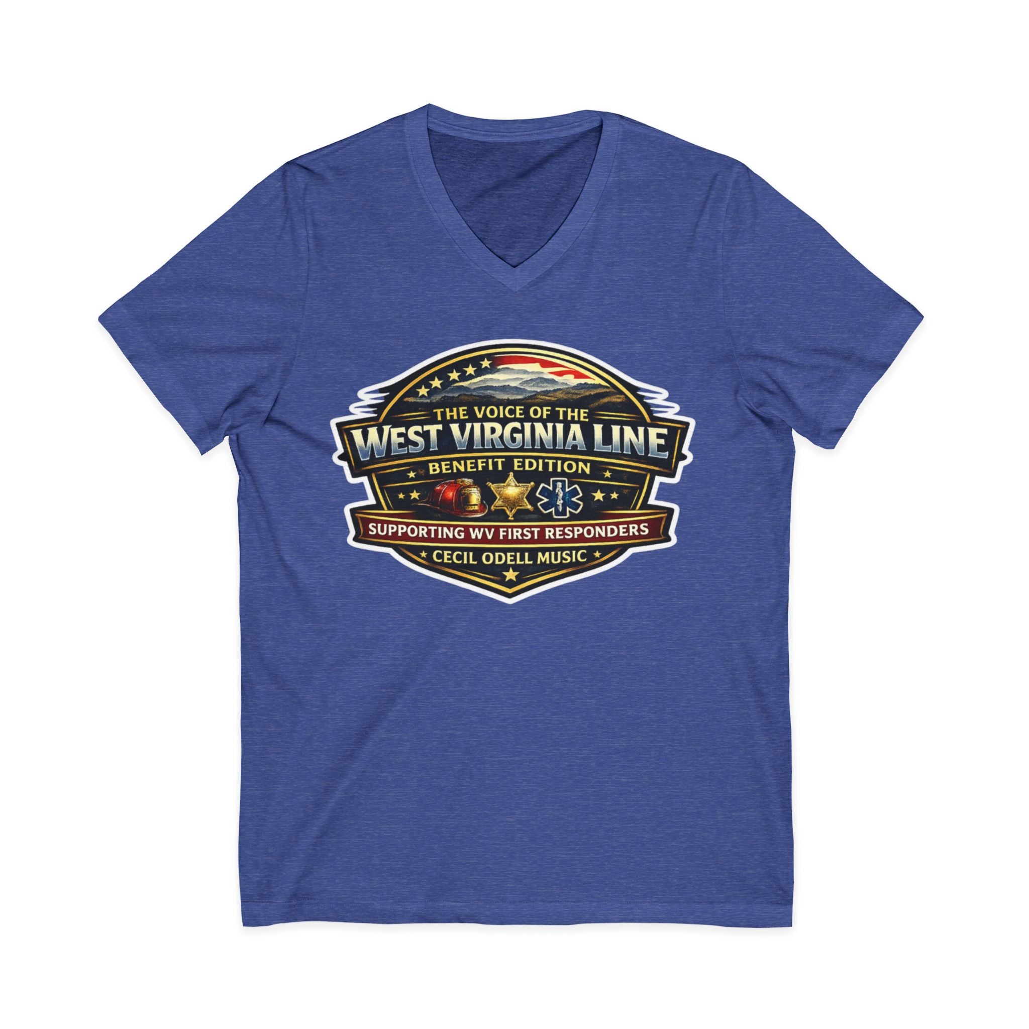 The Voice of the West Virginia Line Benefit Edition - V-Neck