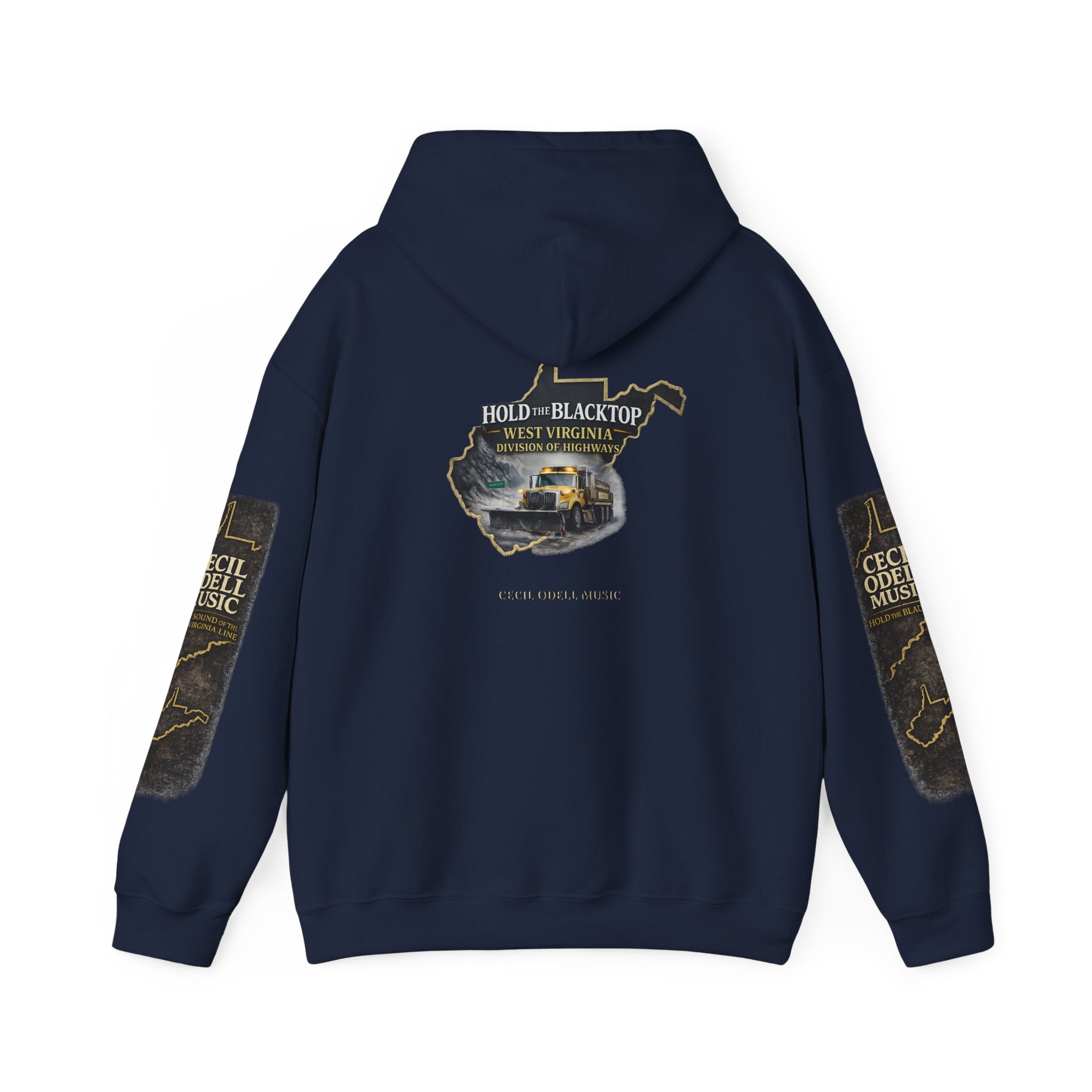 Hold the Blacktop Hoodie: Classic Road Trip Graphic Pullover