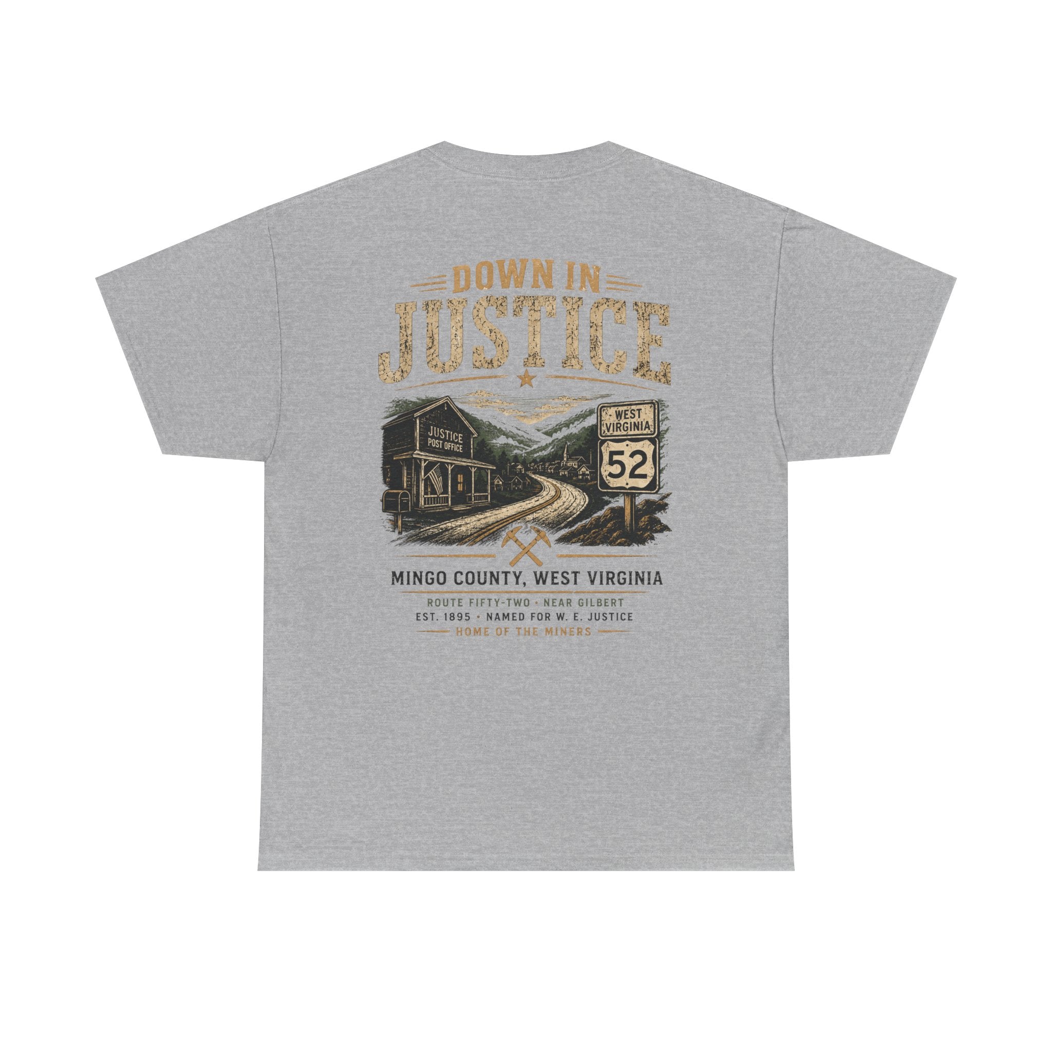 T-Shirt — "Down in Justice"