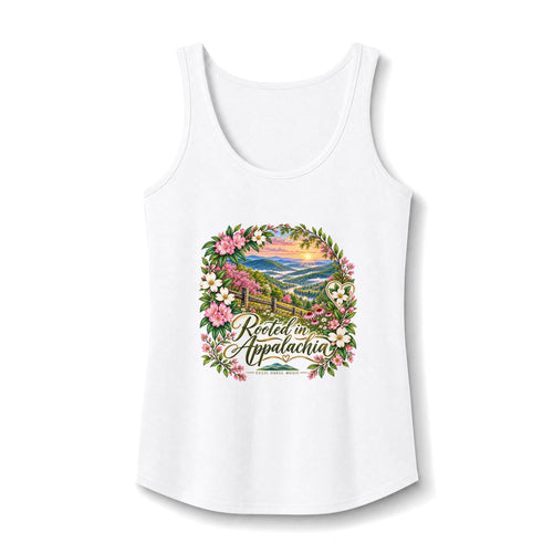 Rooted in Appalachia Scenic Women's Cotton Tank Top
