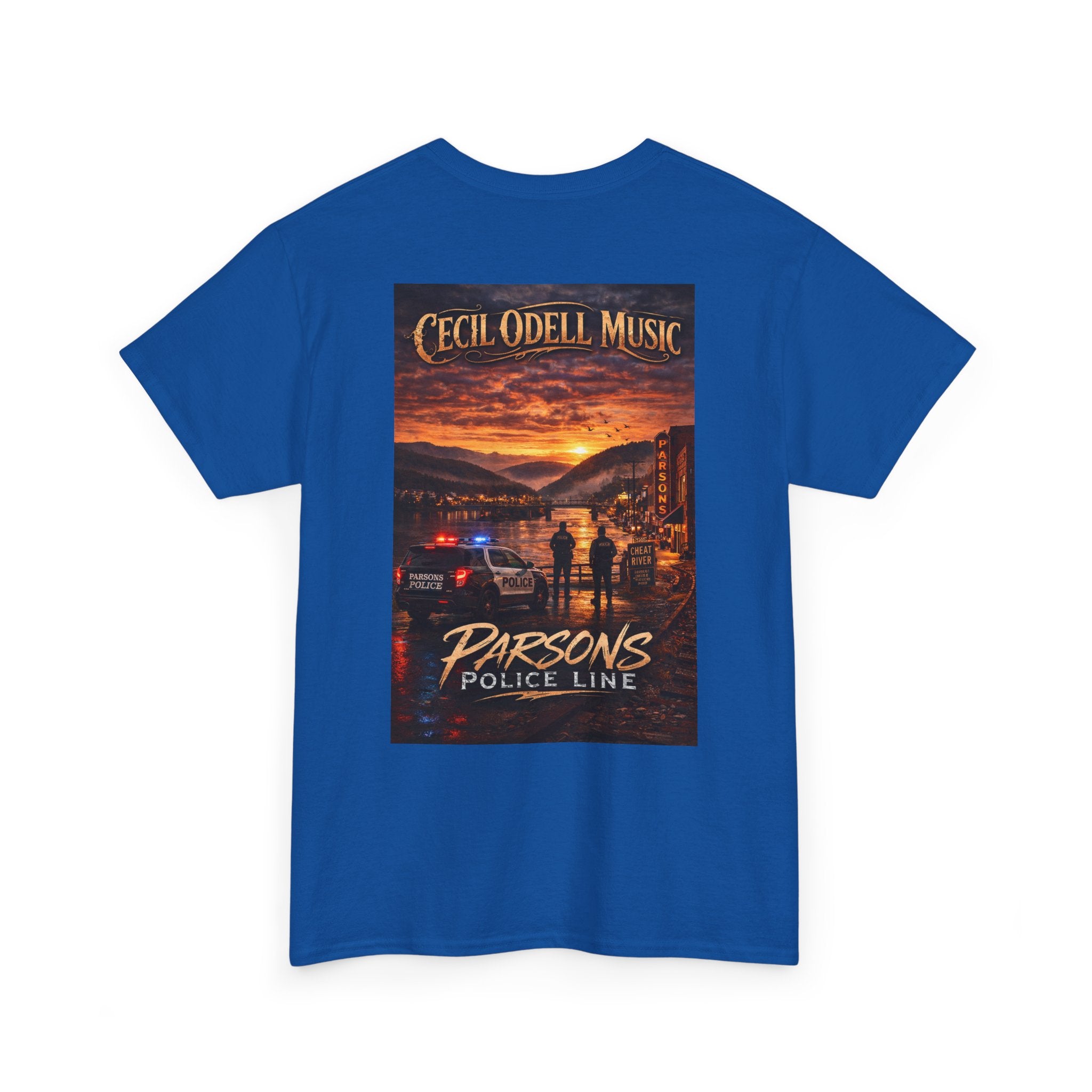 Parsons PD song art shirt