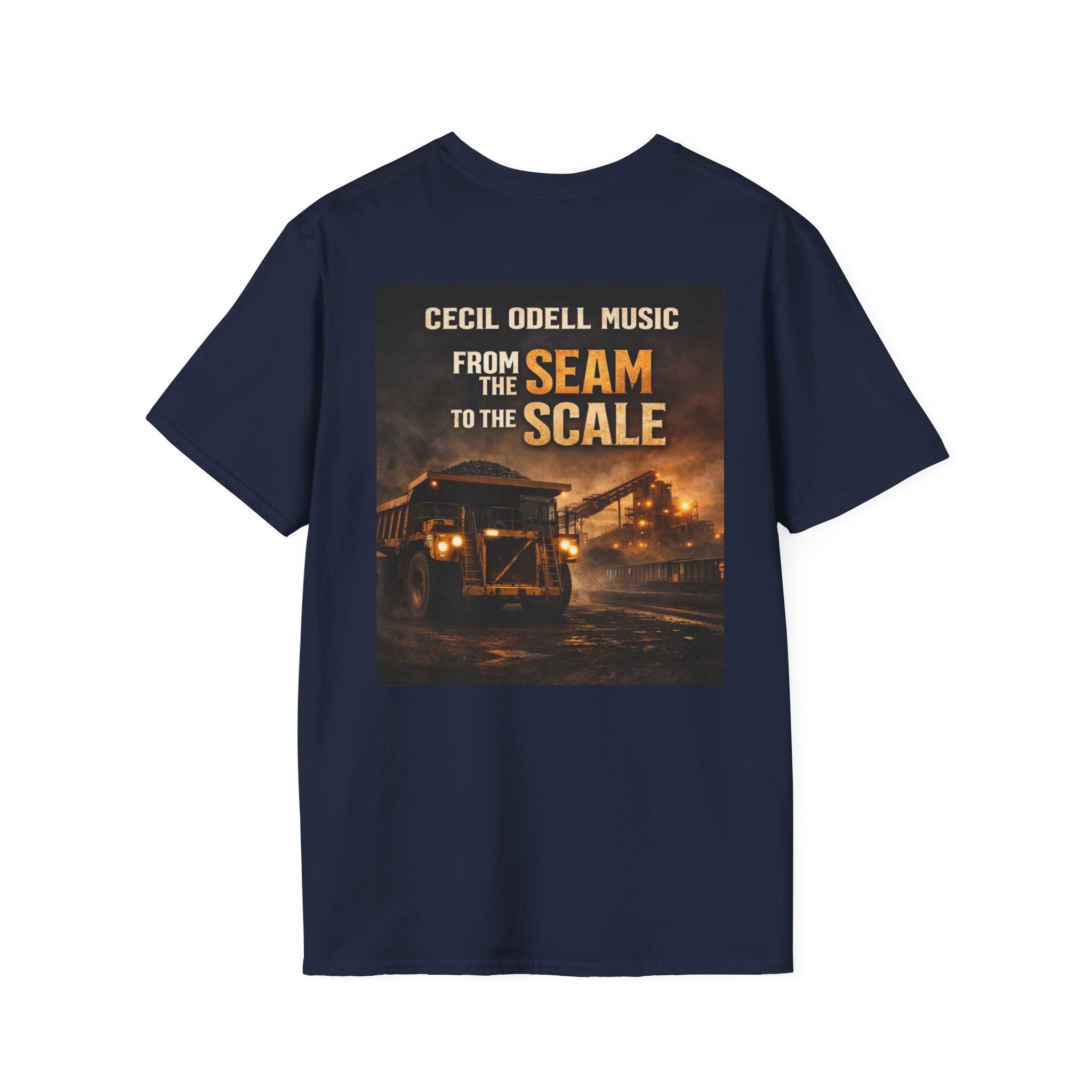 Album T-Shirt: "From the Seam to the Scale" Cecil Odell Music Tee