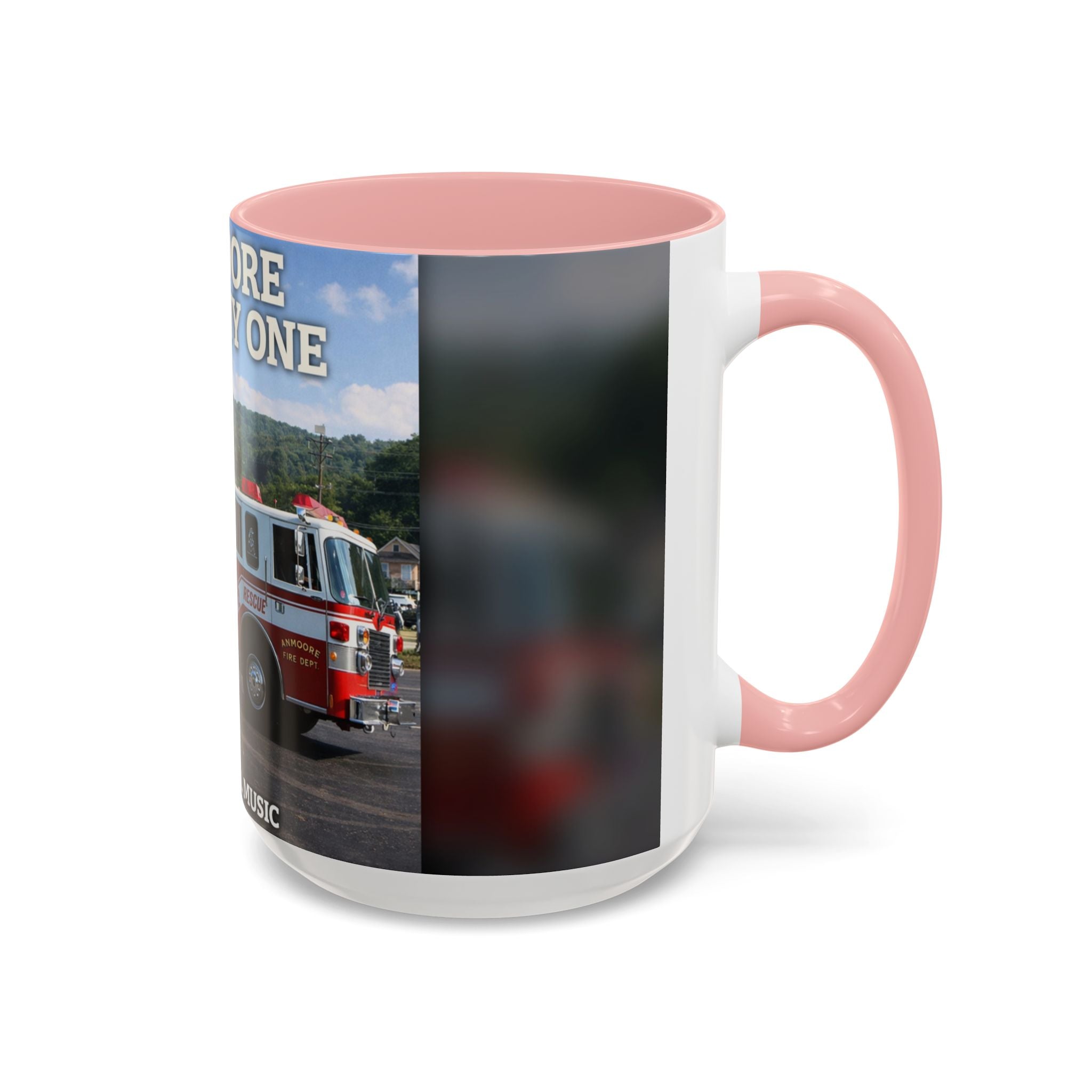Fire Truck Coffee Mug: Anmoore Company One Tribute (Cecil Odell Music)