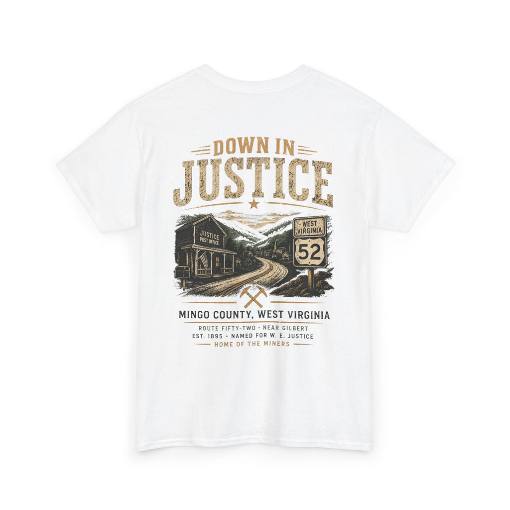 T-Shirt — "Down in Justice"