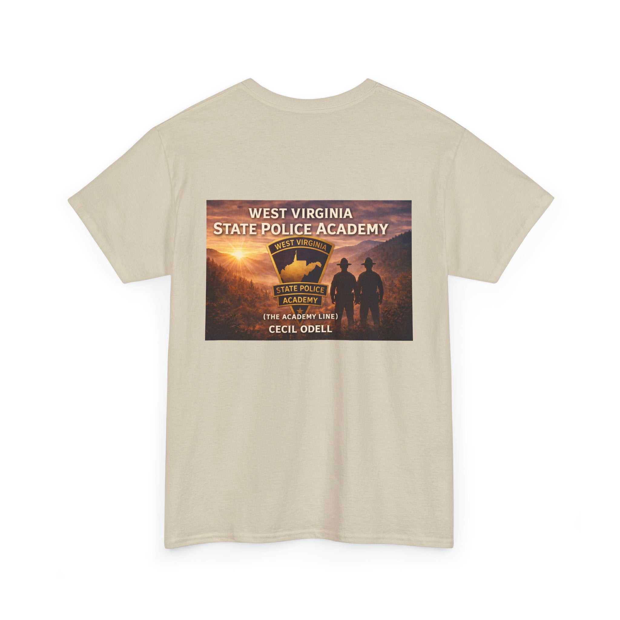 State Police Academy T-Shirt - West Virginia Honor Badge Design