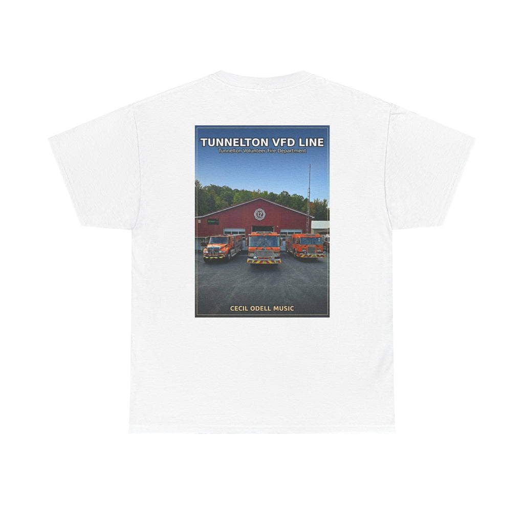 Tunnelton VFD Firetruck Tee: Tunnelton Volunteer Fire Department Shirt