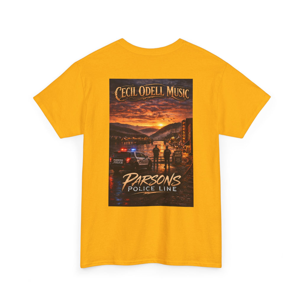Parsons PD song art shirt