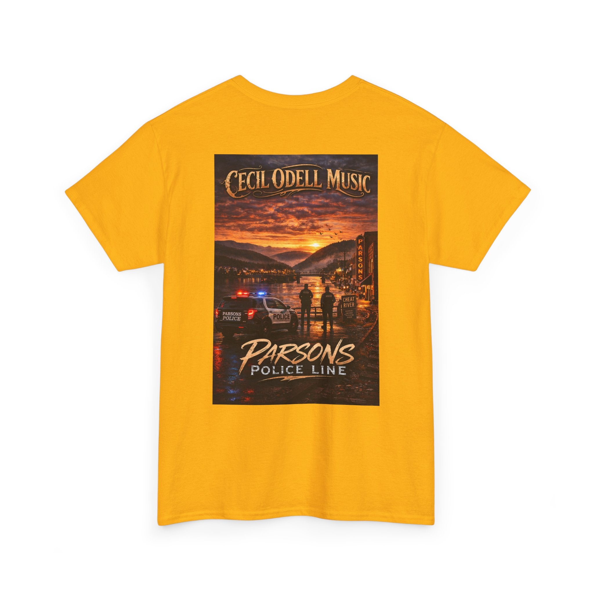 Parsons PD song art shirt