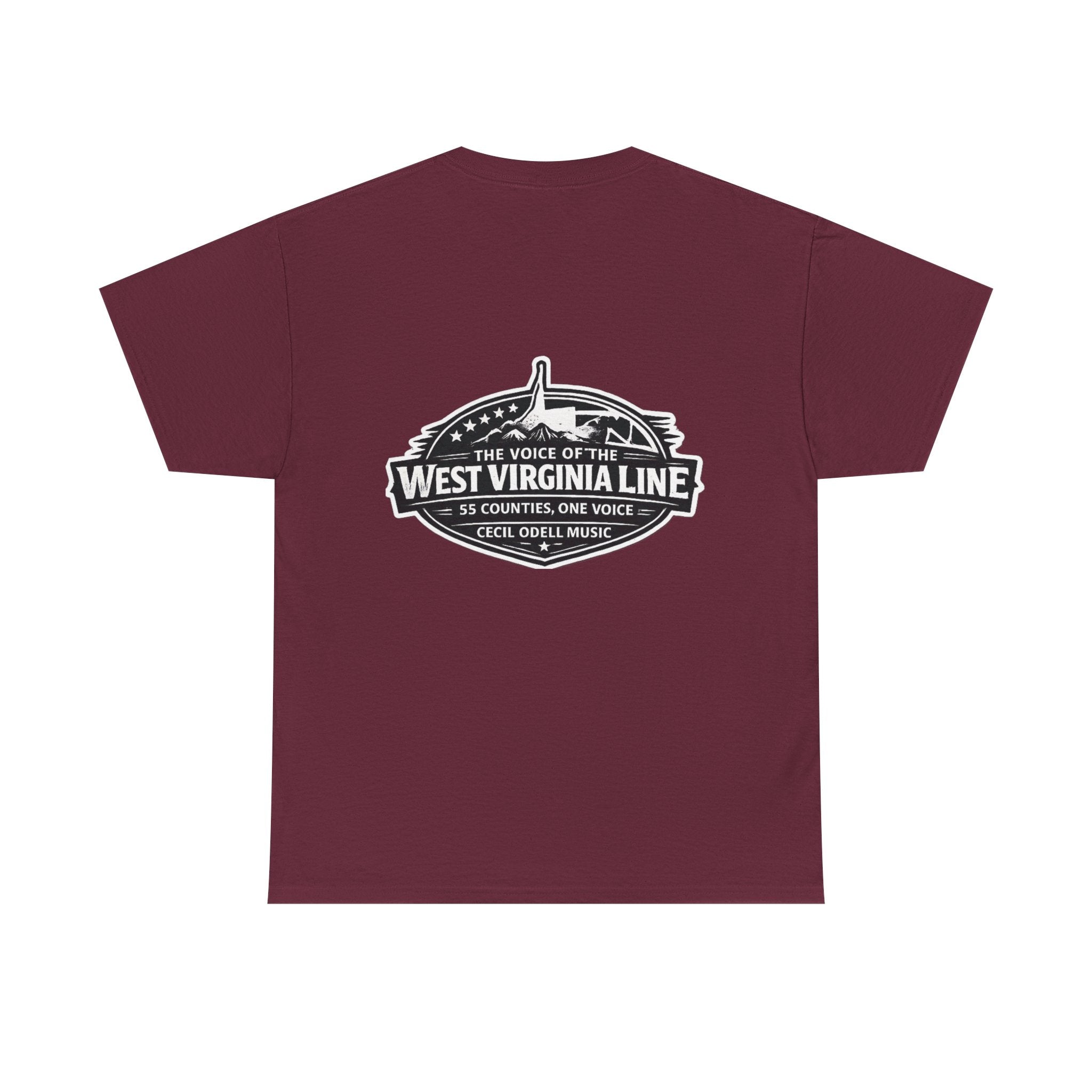 West Virginia Line Tee: 'The Voice of the West Virginia Line' Graphic T-Shirt