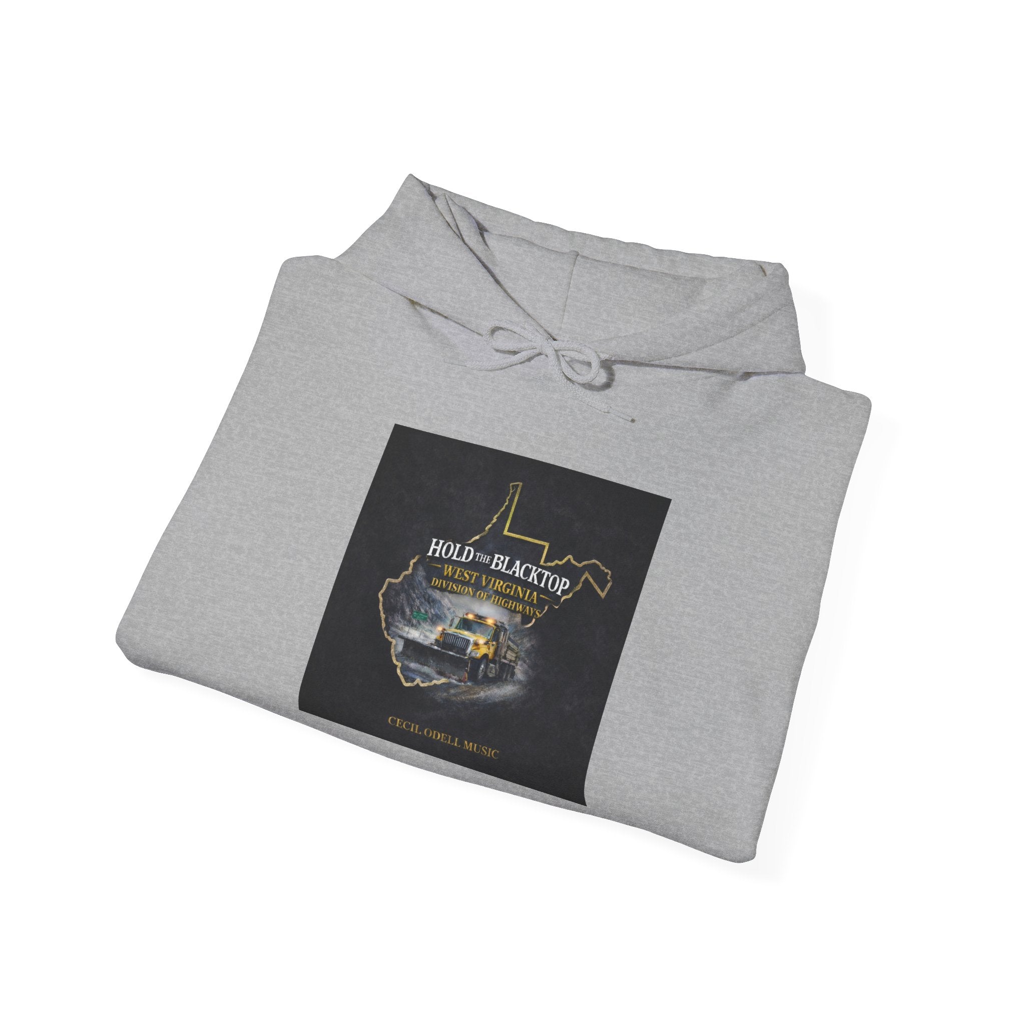 Hoodie: "Hold The Blacktop" Vintage Road Trip Graphic Pullover