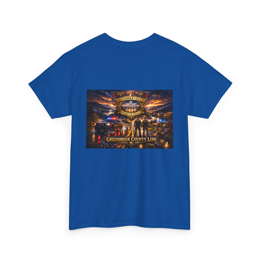 Greenbrier County Line Concert Tee: Vintage Live Music Poster Shirt