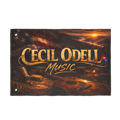 Cecil Odell Music Double-Sided Outdoor Flag
