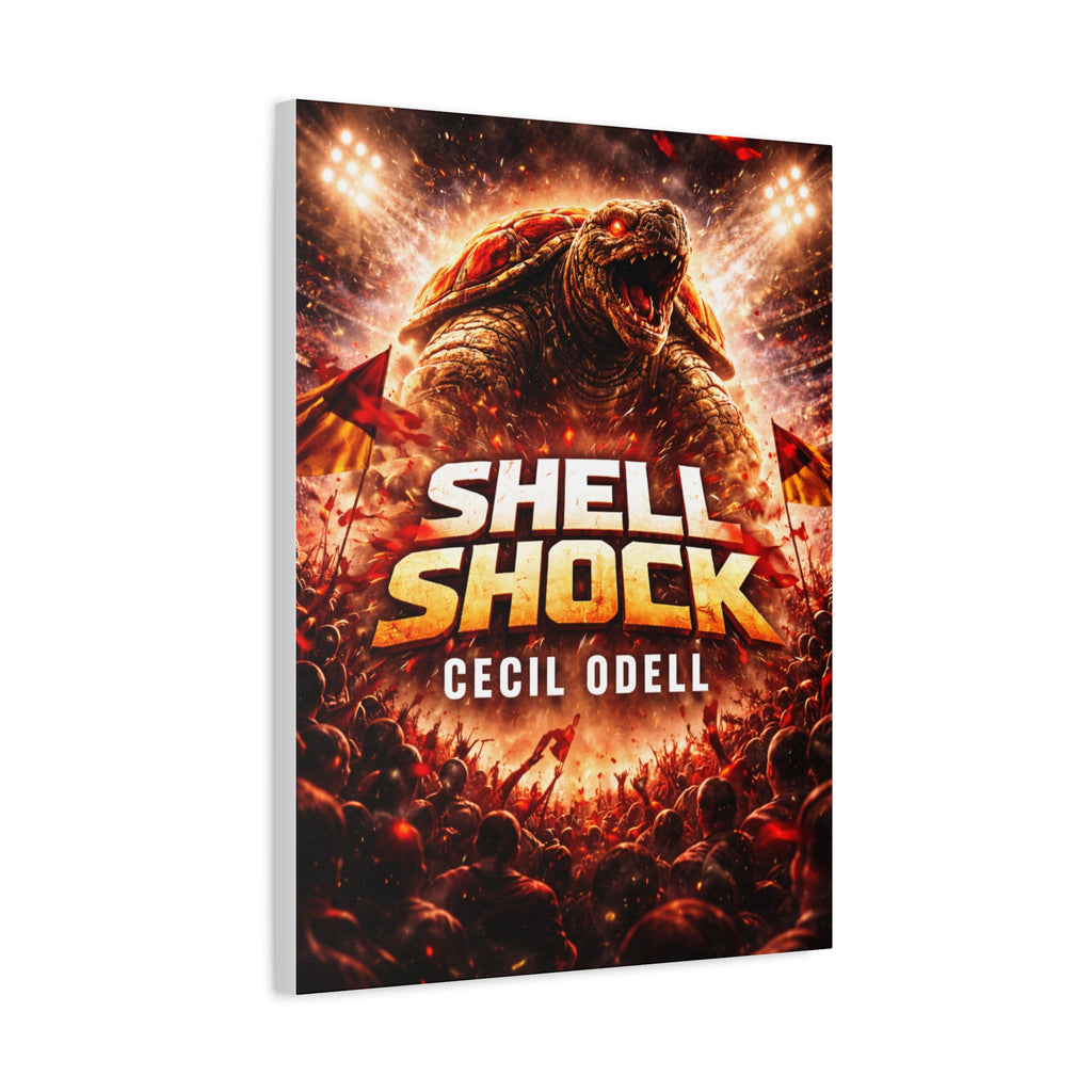 Shell Shock Canvas Print: Dramatic Monster Art Wrap (Cecil Odell)