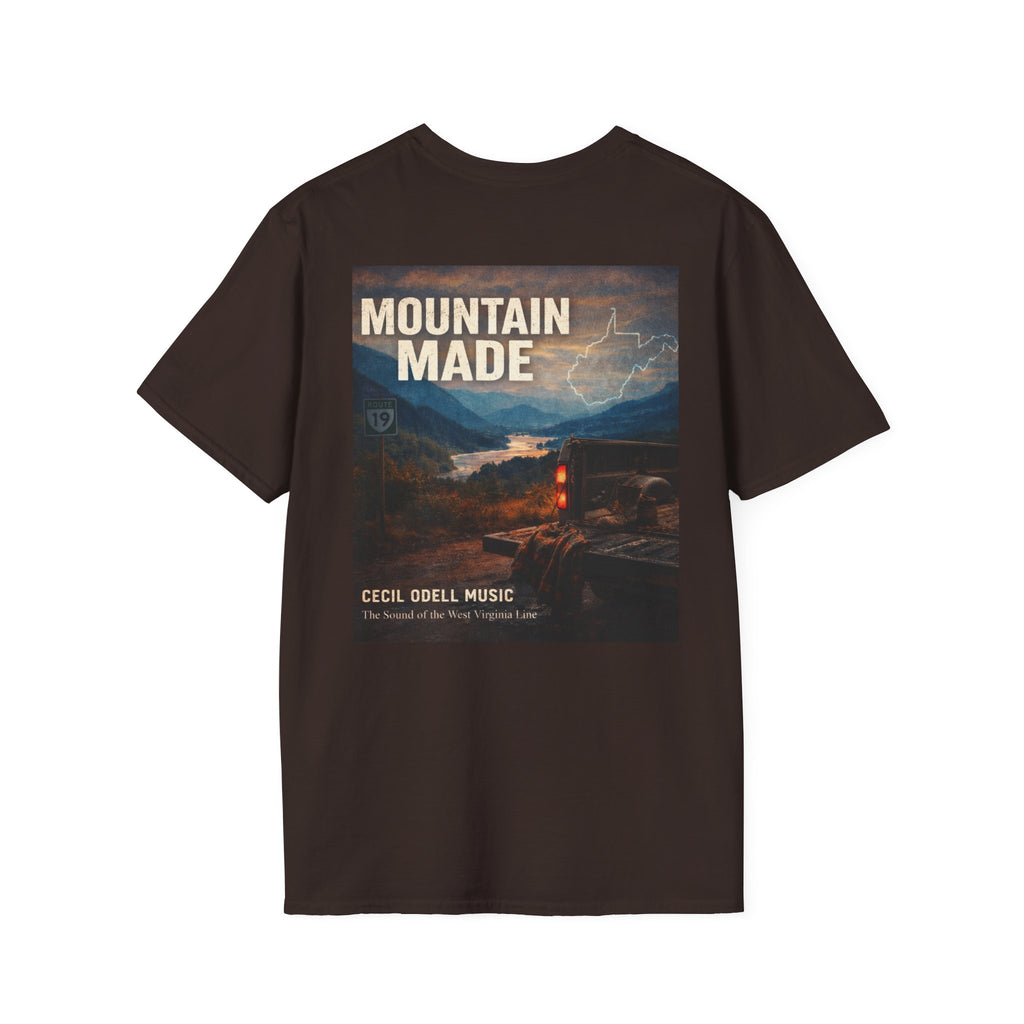 Mountain Made T-Shirt: "Cecil Odell Music" Vintage Mountain Landscape Tee