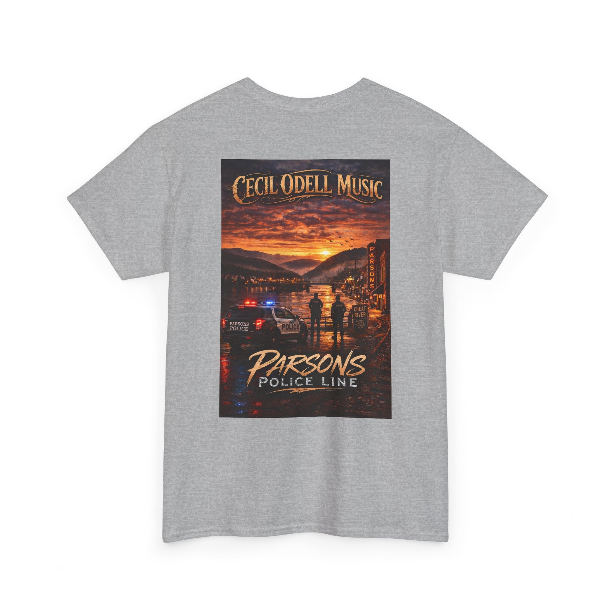 Parsons PD song art shirt
